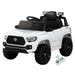 Toyota Tacoma Car Kids Ride On White