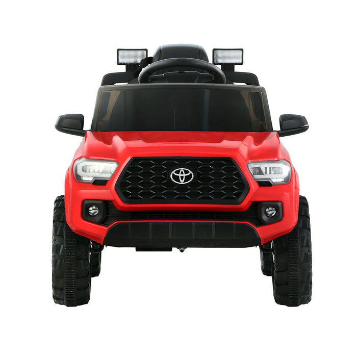 Toyota Tacoma Car Kids Ride On Red steering wheel
