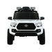 Toyota Tacoma Car Kids Ride On White steering wheel