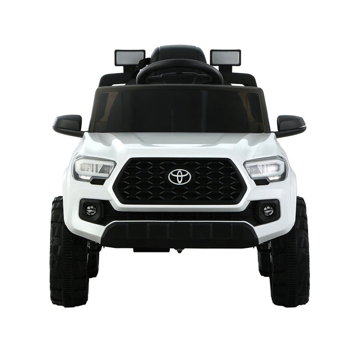 Toyota Tacoma Car Kids Ride On in White