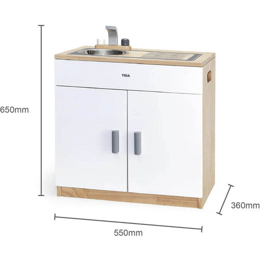 Viga Modern White Kids Kitchen Sink