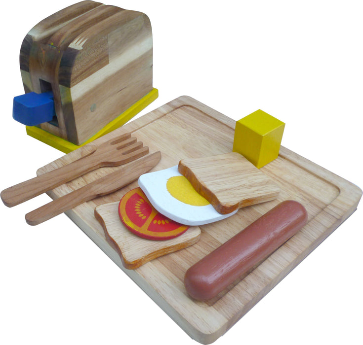 Wooden Kids Breakfast Play Set - Kids Kitchen