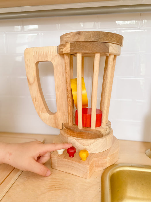 Wooden Kids Toy Blender