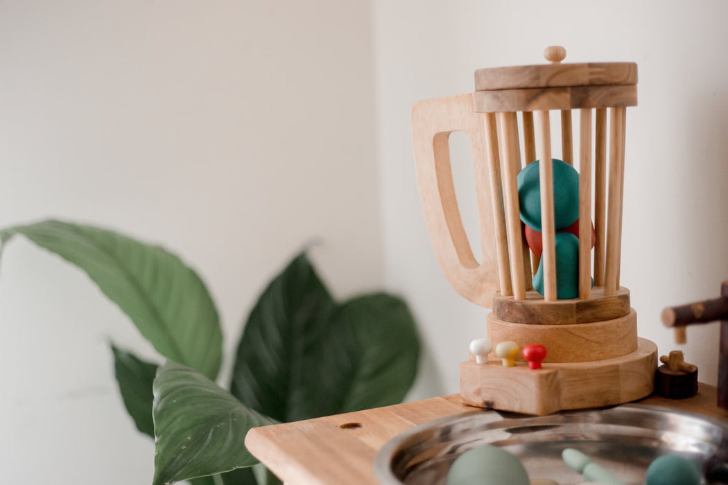 Wooden Kids Toy Blender