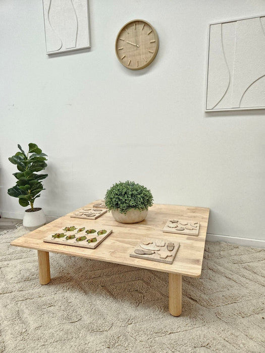 Wooden Square Kids Low Table