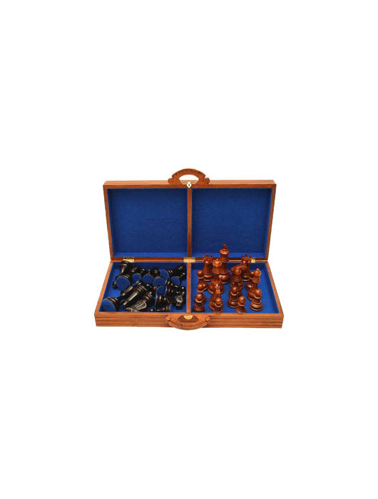 Wooden Chess Case and 20cm Chess Pieces