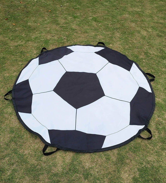 1.5m Diameter RipStop Soccer Play Parachute with 6 Handles
