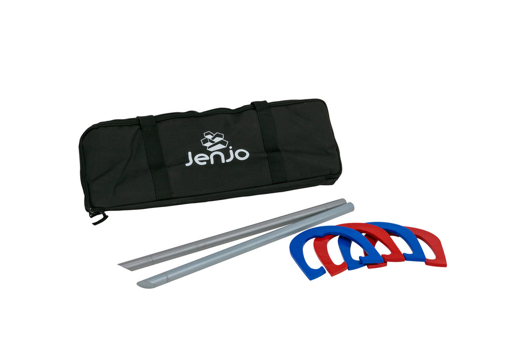 High Quality Red & Blue Metal Horseshoes with Carry Bag