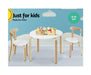 3 Piece Nordic Kids Wooden Table and Chair Set