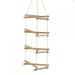 Full/actual image of 3 Side Rope Ladder With Hangar with white background