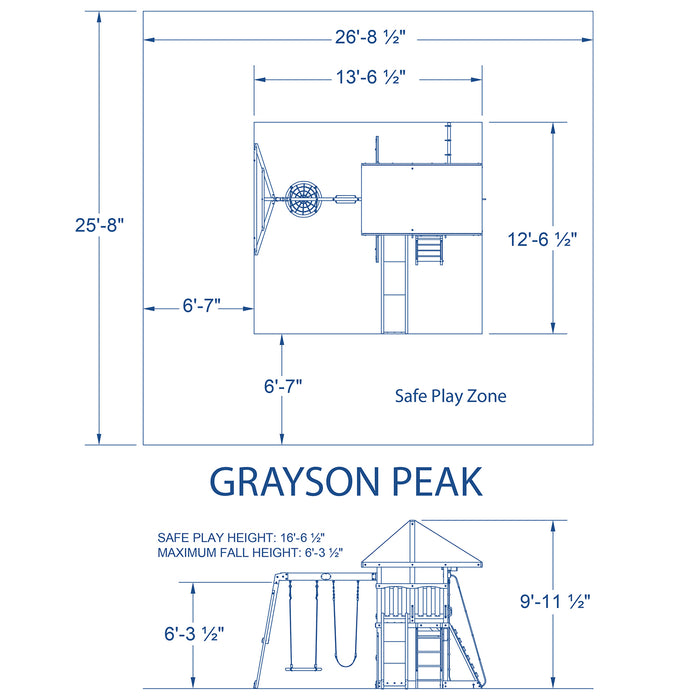 Grayson Peak Swing Set