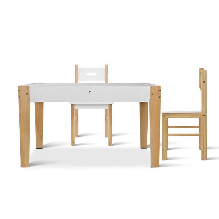 Keezi Kids Reversible and Removable Study Desk and Chair Set