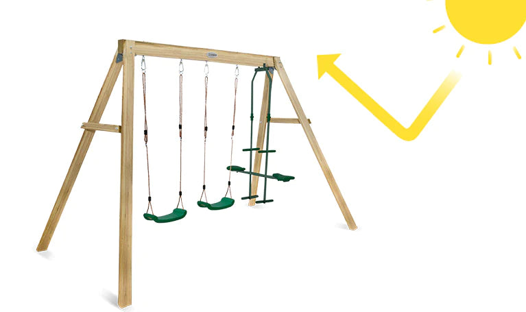 Lifespan Kids Forde Double Timber Swing Set