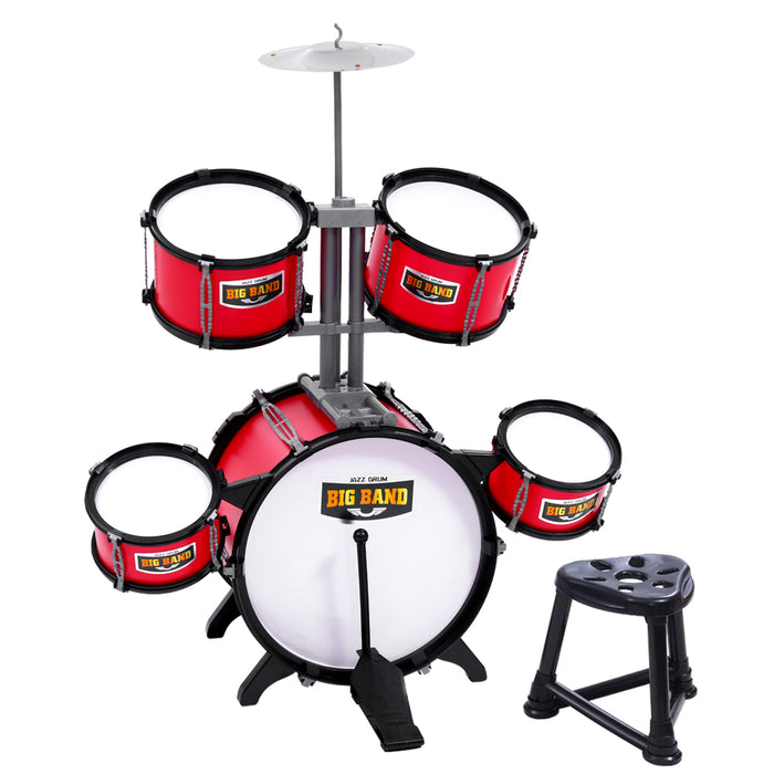 Keezi Kids 7-Piece Junior Drum Play Set