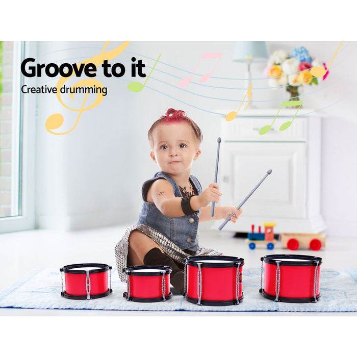 Keezi Kids 7-Piece Junior Drum Play Set