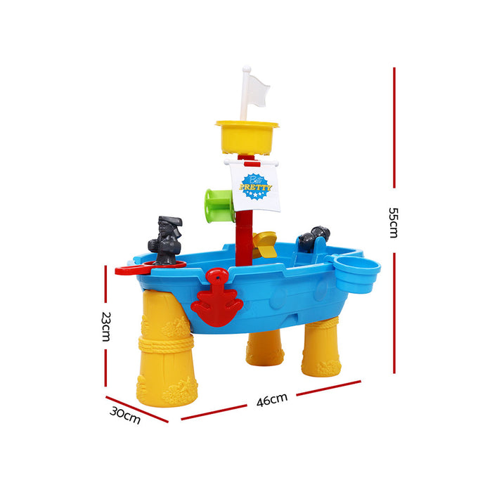 Keezi Kids Pirate Beach Sand and Water Toy Table