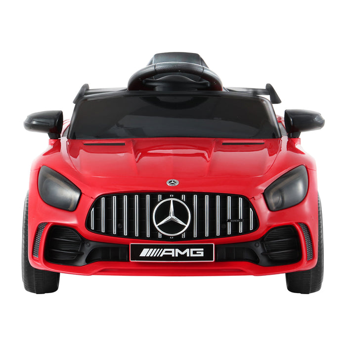 Kids 12V Mercedes-Benz AMG GTR Electric Ride On Car - Red