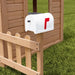 Close up image of the mailbox of Aspen Cubby Playhouse