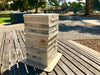 Giant Jenga Wooden Games Block - outdoor bacgkround