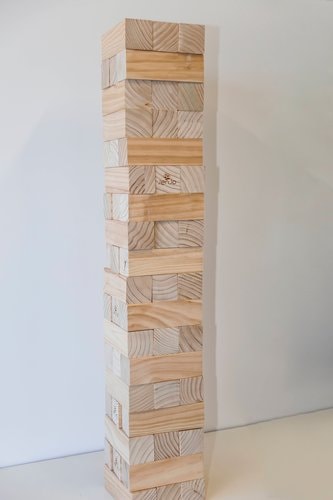 Giant Wood Block Game - full image