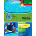 Happy Hop Jumping Castle - comes with a pool draining plug, tunnel and basketball hoop
