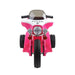 Harley Ride On Motorbike Pink or Black - front view