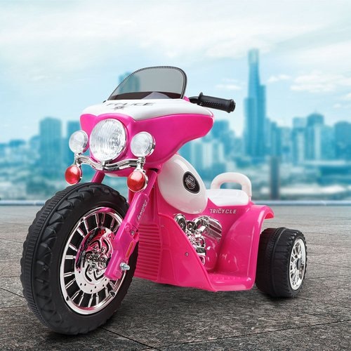 Harley Ride On Motorbike Pink or Black - digital background