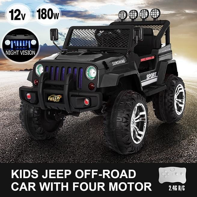 Kids Jeep Off-Road Electric Car - night vision