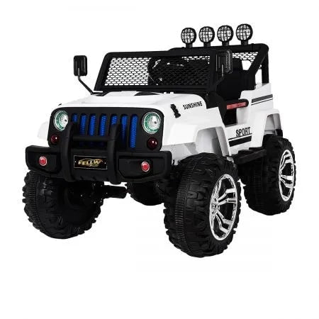 Kids Jeep Off-Road Electric Car White