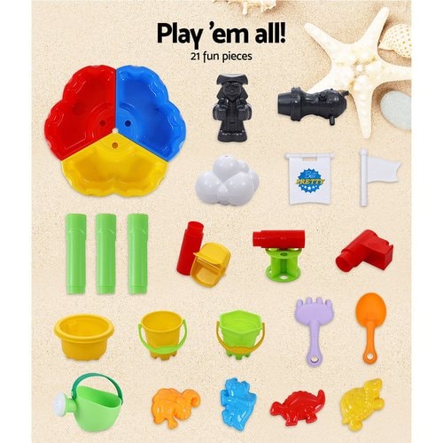 Water and Sand Table - 21 fun tools included