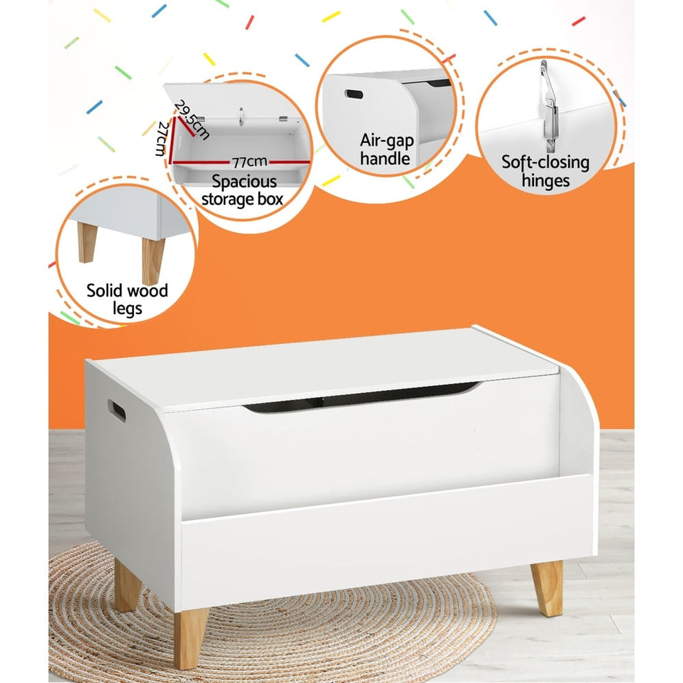 Keezi Kids 2 in 1 Wooden Storage Box and Bookshelf — All Things For Kids