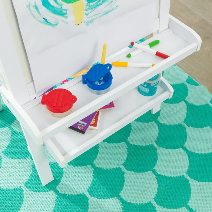 Deluxe Art Easel - spill-proof paint cups