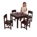 Farmhouse Table And Chair Set - little girl playing