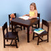 Farmhouse Table And Chair Set -little girl reading
