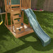 Ainsley Climbing Playground - slide and climbing wall view - backyard background