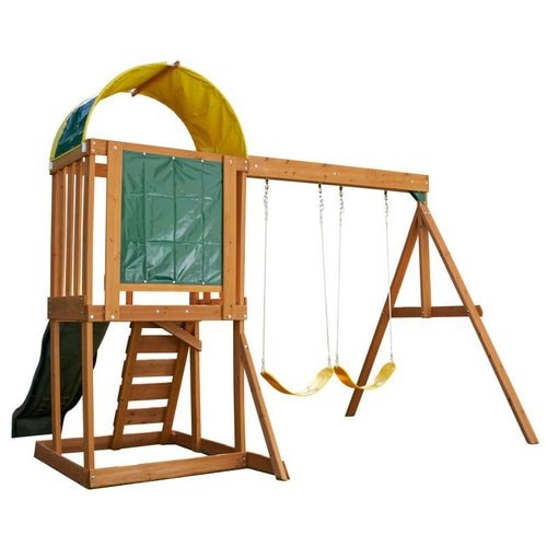 Ainsley Climbing Playground - full back view