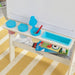 Create N Play Easel - 3 Paint Cups And 3 Pencil Trays With Easy Storage