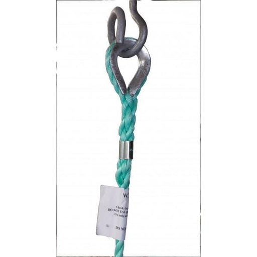 2 Point Vertical Tyre Swing - rope