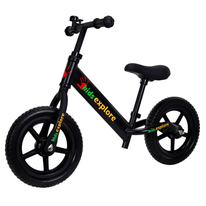 Kids Explore Aluminum Balance Bike Lite Weight 2.1kg - Storm Black - ATFK
