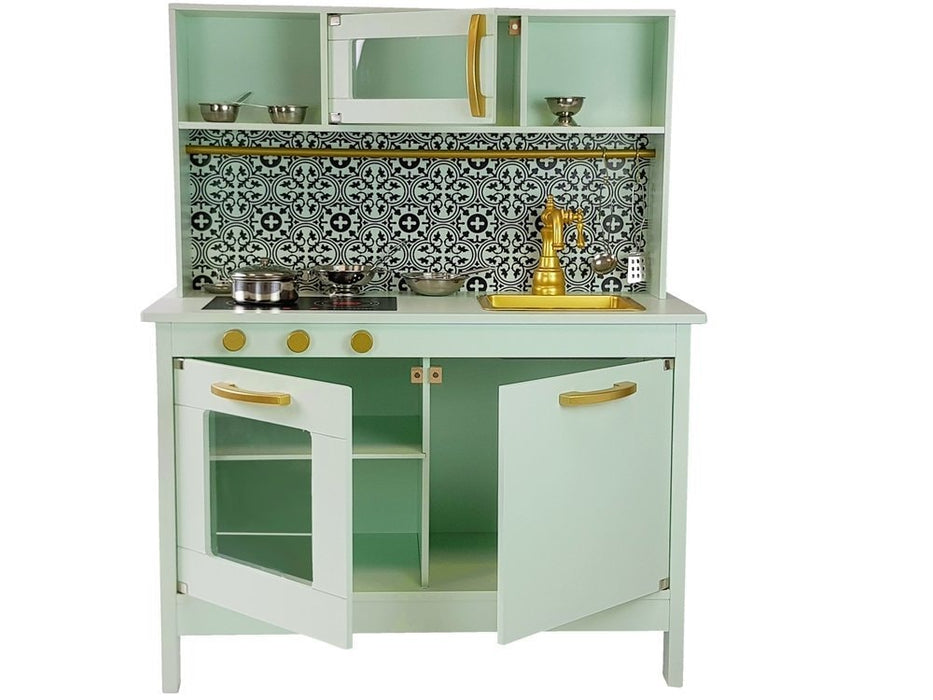 Kids Explore Interactive Modern Kids Kitchen in Mint — All Things