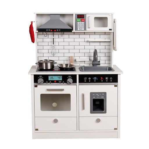 Full front image of Play Kitchen For The Best Pretend Meals in white background