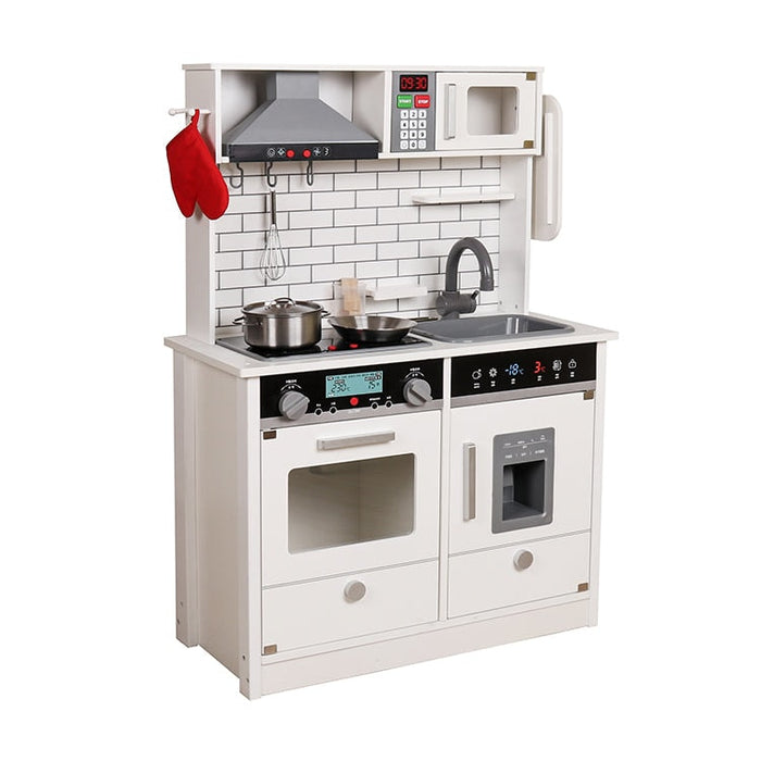 Full angle view image of Play Kitchen For The Best Pretend Meals in white background