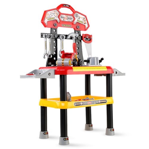 Bricolage Construction Tinker Tool Bench and Tool Set Playset Toy