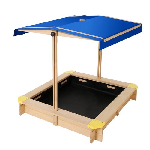 Full/actual image of Sand pit with Canopy in white background