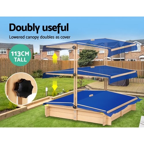 Kids sandpit cheap with cover