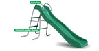 Products Slippery Green Slide 3 - includes handles and plastic ladder rungs