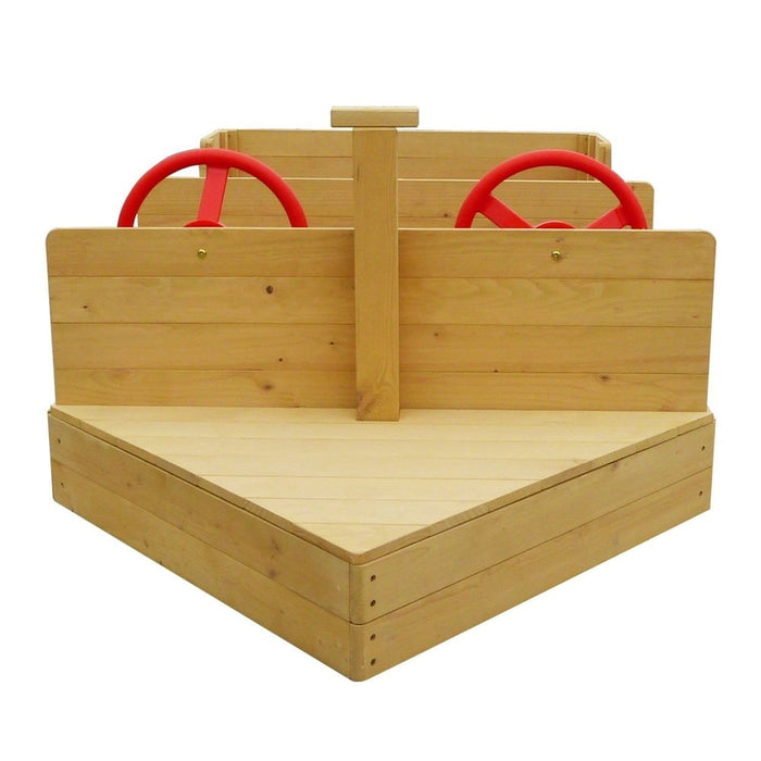 Front view image of Admiral Play Boat Sandpit