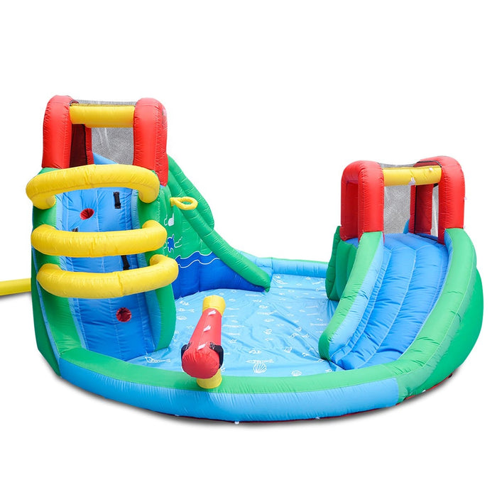 Image showing the water turret of Atlantis Inflatable Pool Water Slide in white background