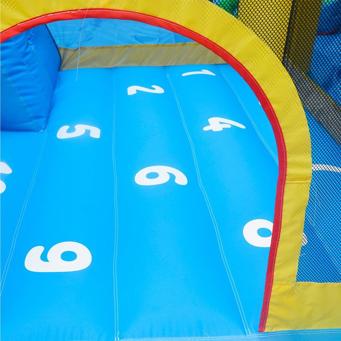 Bouncefort Plus Inflatable Castle - number themed jumping area