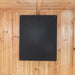 Close up image of blackboard of Coburg Lake Swing And Play Set 